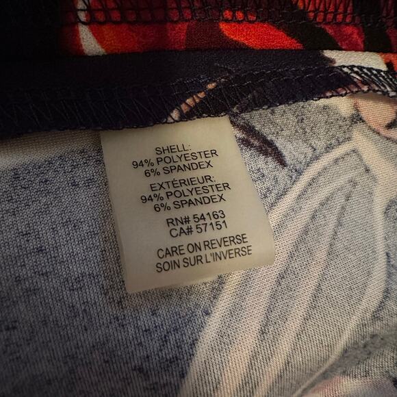 Ivanka Trump navy blue floral midi dress size 10 - Picture 8 of 12